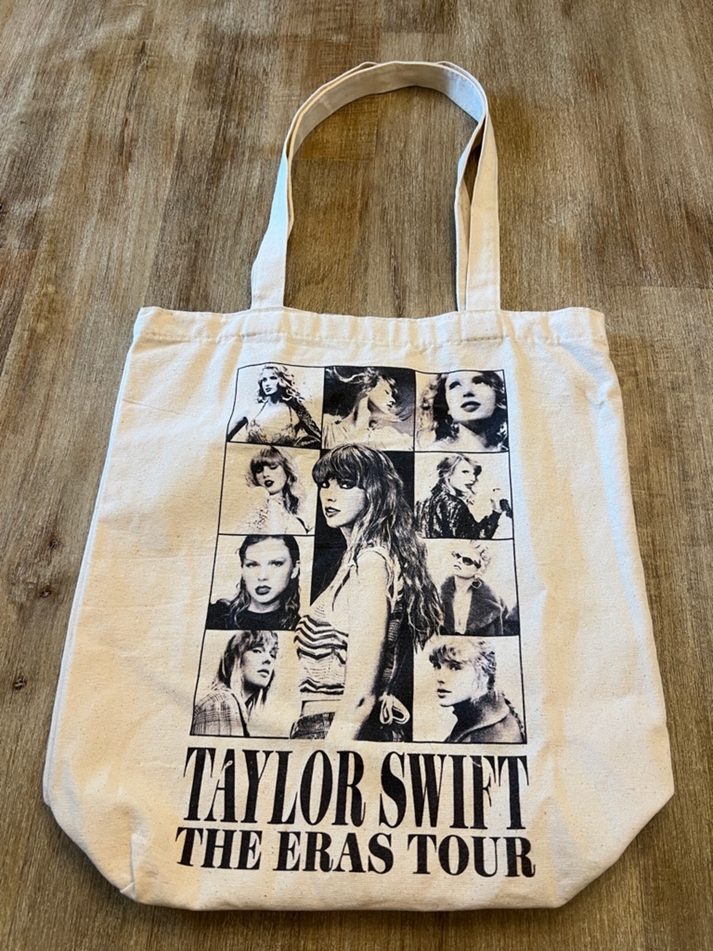 Taylor Swift The Eras Tour Off-White Canvas Tote